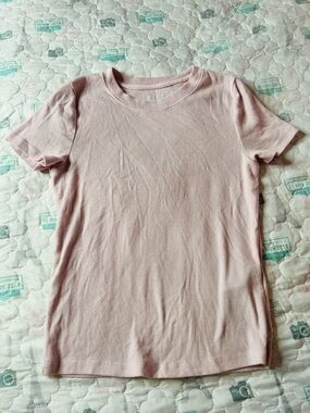 Hollister Short Sleeve Crew Tee - Pale Pink